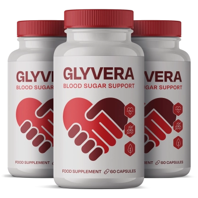 Glyvera blood sugar supplement bottle