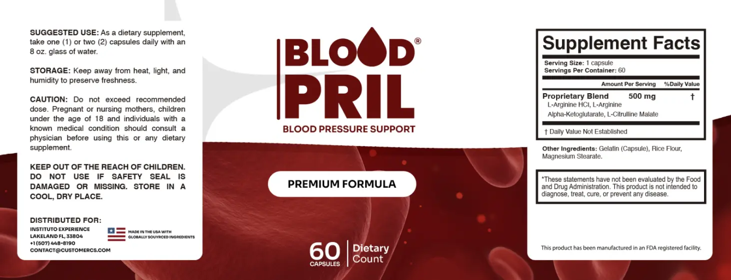 Bloodpril Guarantee Seal